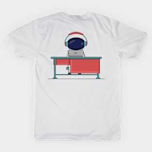 Astro and Laptop T-Shirt